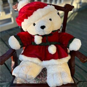 Vintage Dan Dee Kmart 20" Collectible Holiday Bear Plush 2003 Stuffed Animal
